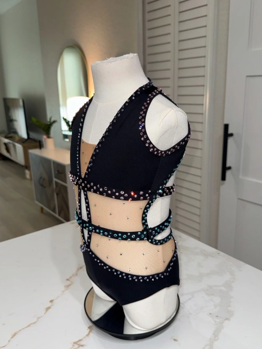 Semi Custom LA Designs Black Leotard Size Child XS